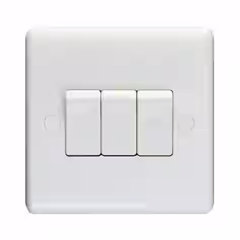 UK light switch and electrical wiring installation